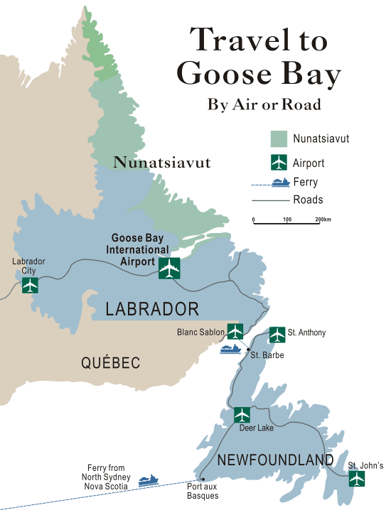 Travel to Goose Bay